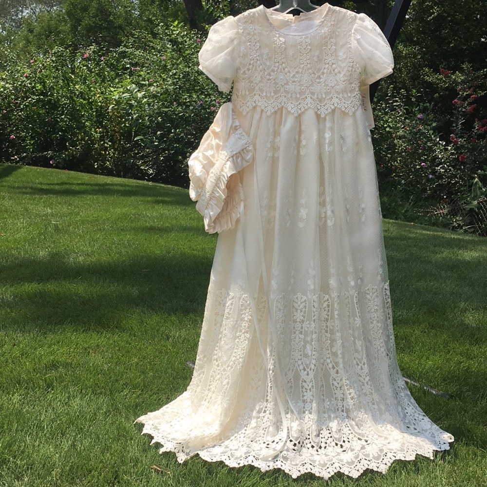Heirloom Baptismal/Christening Gown w/Bonnet